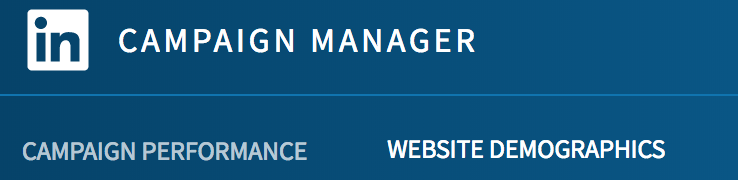 LinkedInのウェブサイトの人口統計