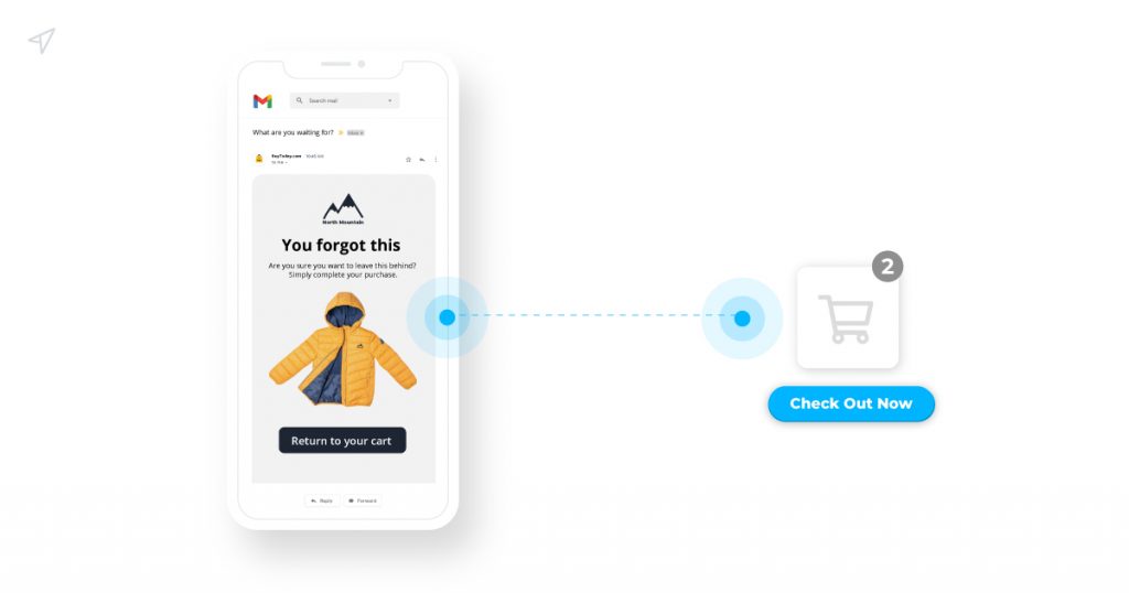 버려진 장바구니 이메일 시리즈 보내기