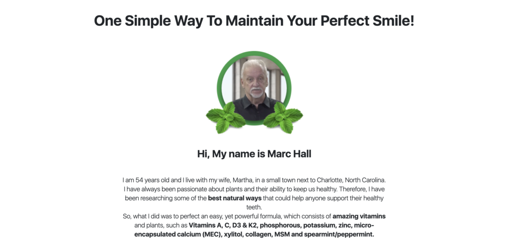 dentitox metin satış mektubu