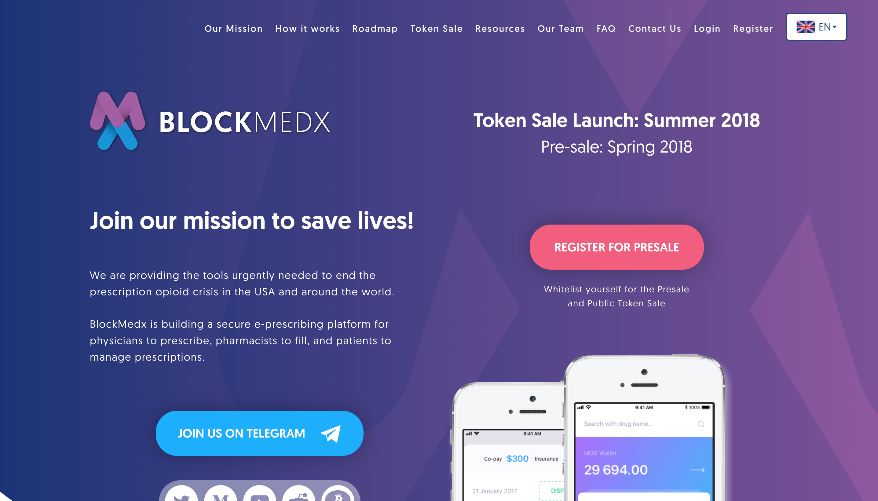 Blockmedx Başlangıç Web Sitesi Tasarımı Blockmedx Startup Website Design