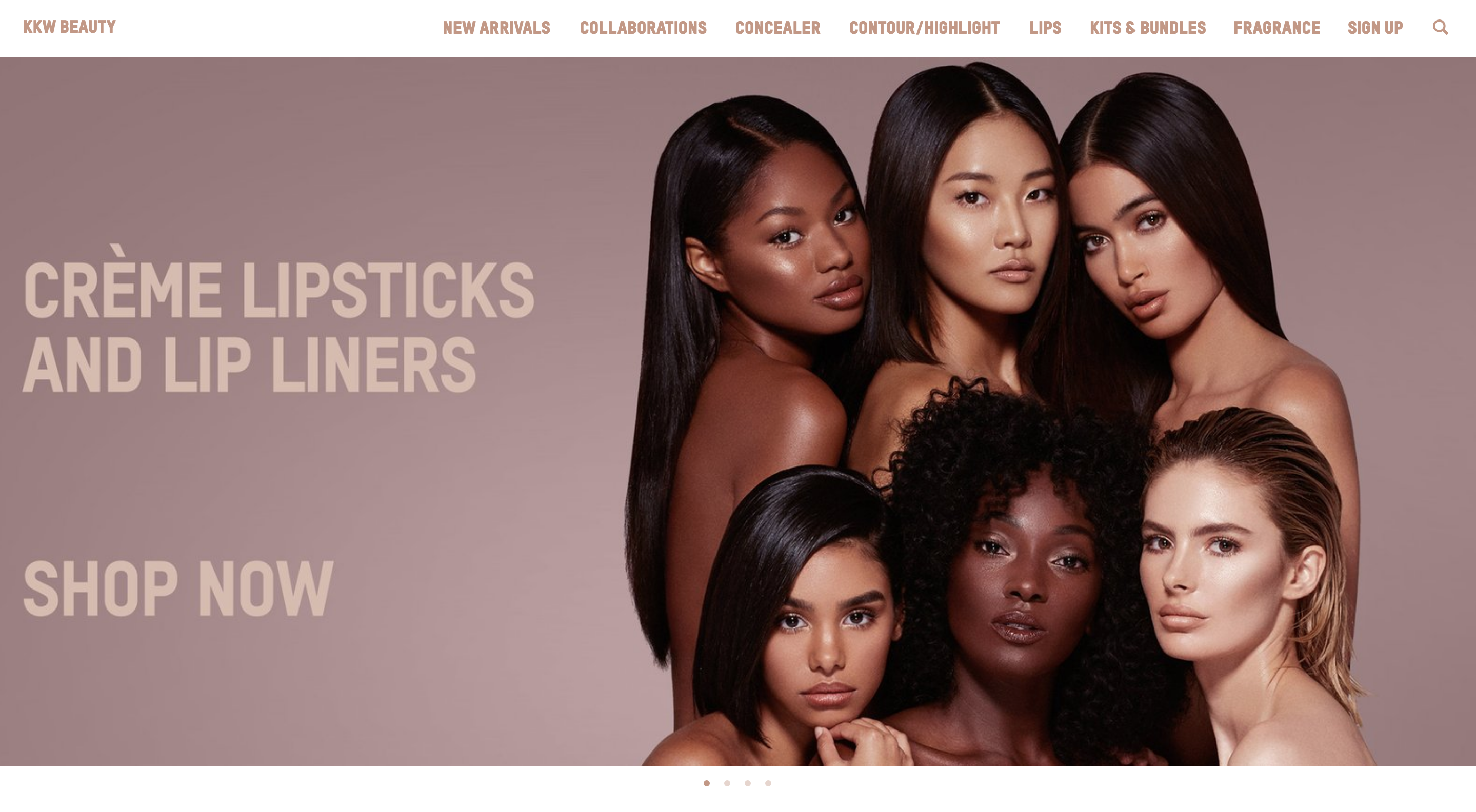 موقع KKW Beauty KKW Beauty Website