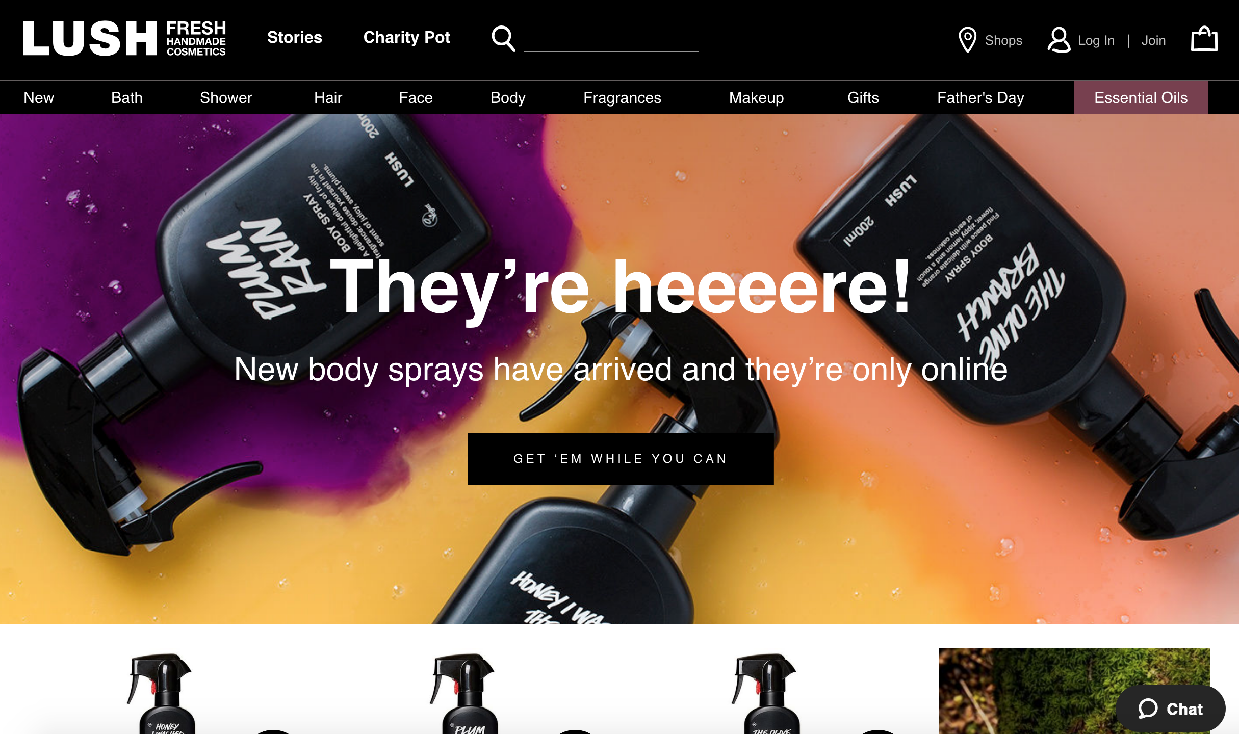 موقع لاش بيوتي Lush Beauty Website