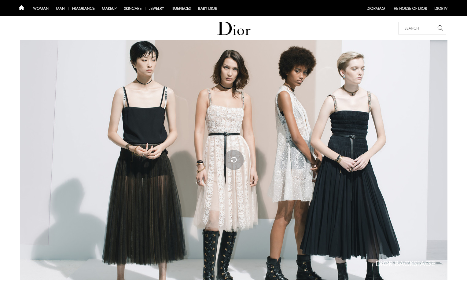 موقع ديور للتجميل Dior Beauty Website