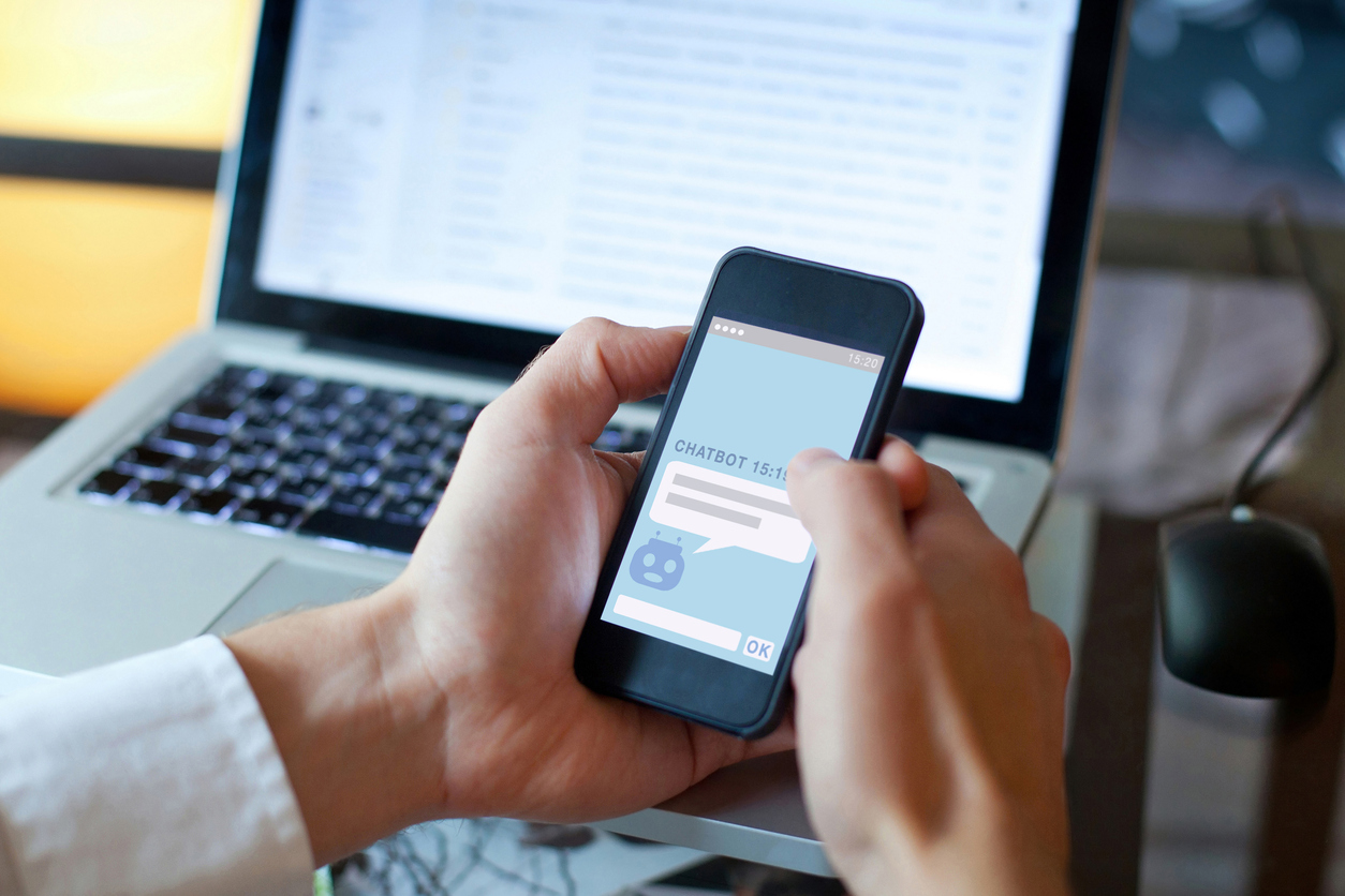 Смартфон Chatbot AI Technology Ноутбук