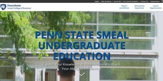 najlepsze-szkoły-marketingu-Penn-State-University Penn State University website