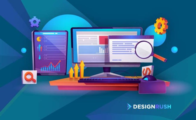 SEO 图像英雄插图 SEO Image hero illustration