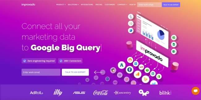 miglior-database-software-Improvado best database software: Improvado