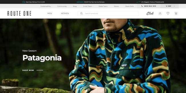 Route One Miglior sito Web sportivo