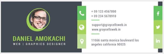 เทมเพลตลายเซ็นอีเมล outlook