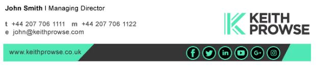 เทมเพลตลายเซ็นอีเมล Outlook