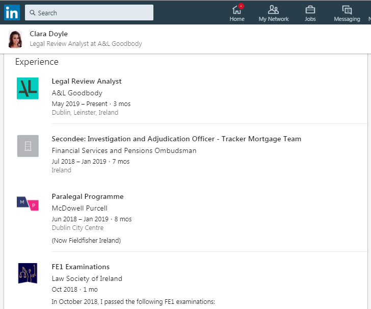 良好的linkedin配置文件