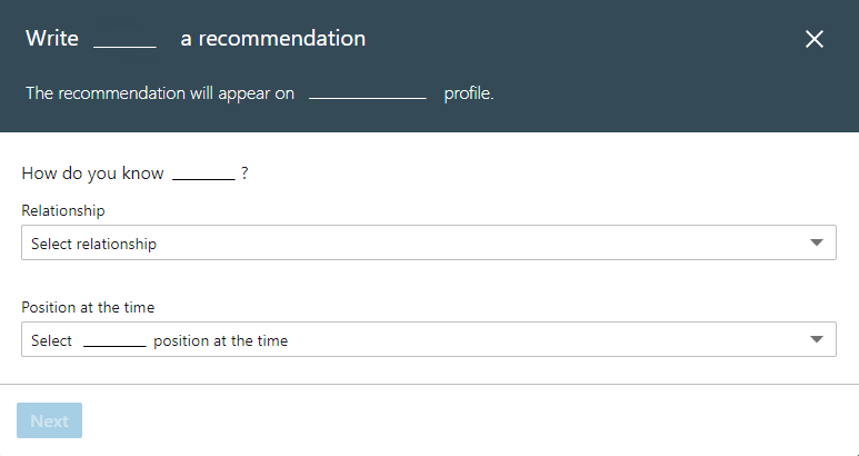как написать хорошую рекомендацию по linkedin