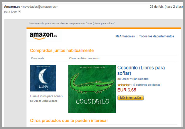 Envios de E-Mail-Marketing von Amazon Envios de email marketing de amazon