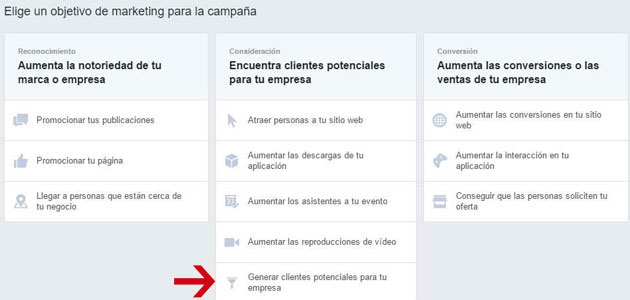 Facebook-Leads Facebook leads