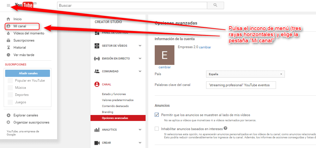 Mejoremos la apariencia de tu canal Mejoremos la apariencia de tu canal