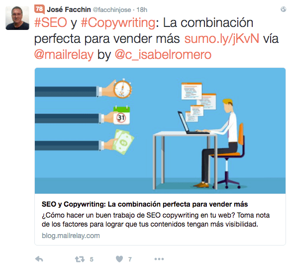 example of a perfect tweet