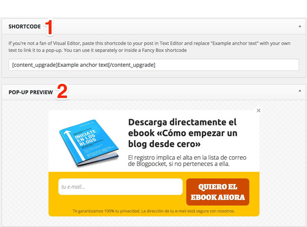 aktualizacje treści content upgrades