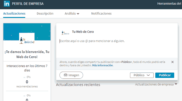 como crear una pagina de empresa en linkedin como crear una pagina de empresa en linkedin