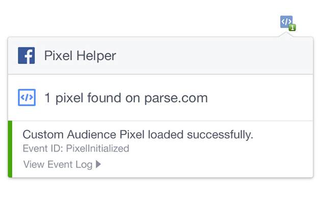 facebook pixel helper