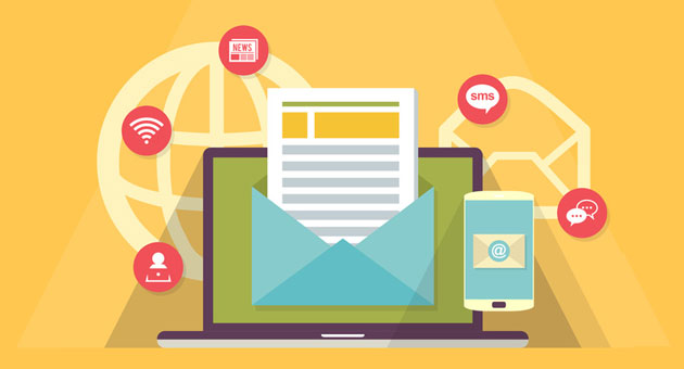 una pagina web y una campana de email marketing