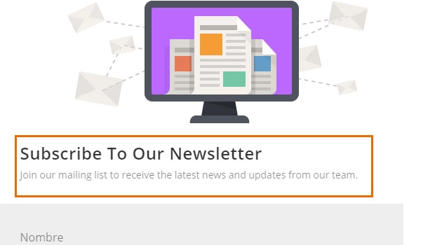 tekso del formulario texto del formulario