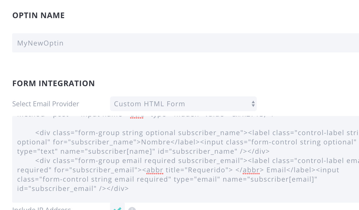 Integrar el formulario de Mailrelay dan Bloom Integrar el formulario de Mailrelay en Bloom