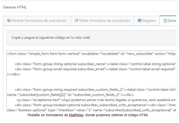 formularios Mailrelay formularios Mailrelay