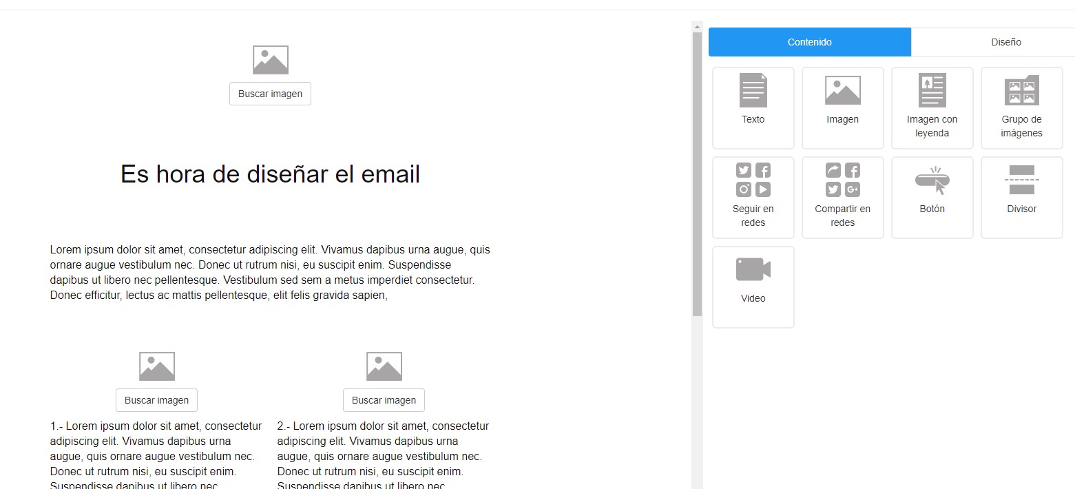 editor de newsletters gratuito