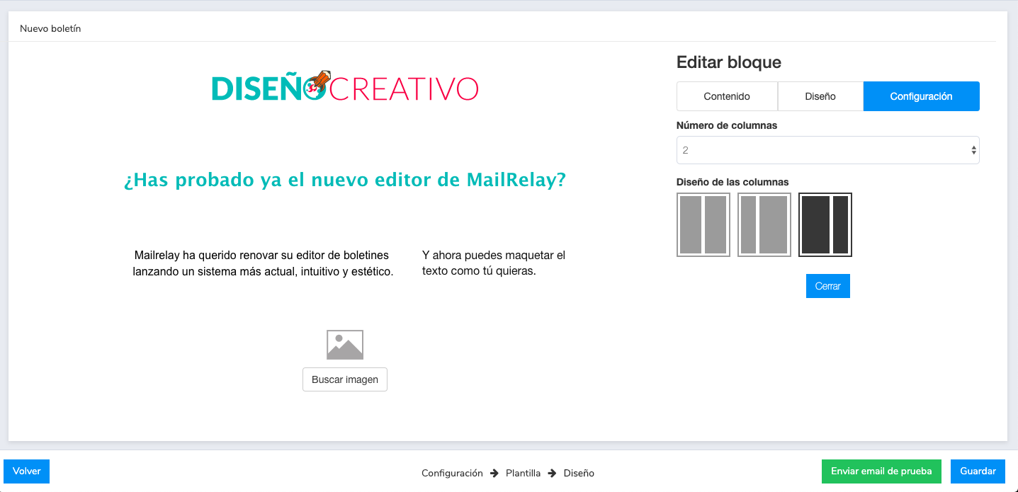 editor de newsletter gratis