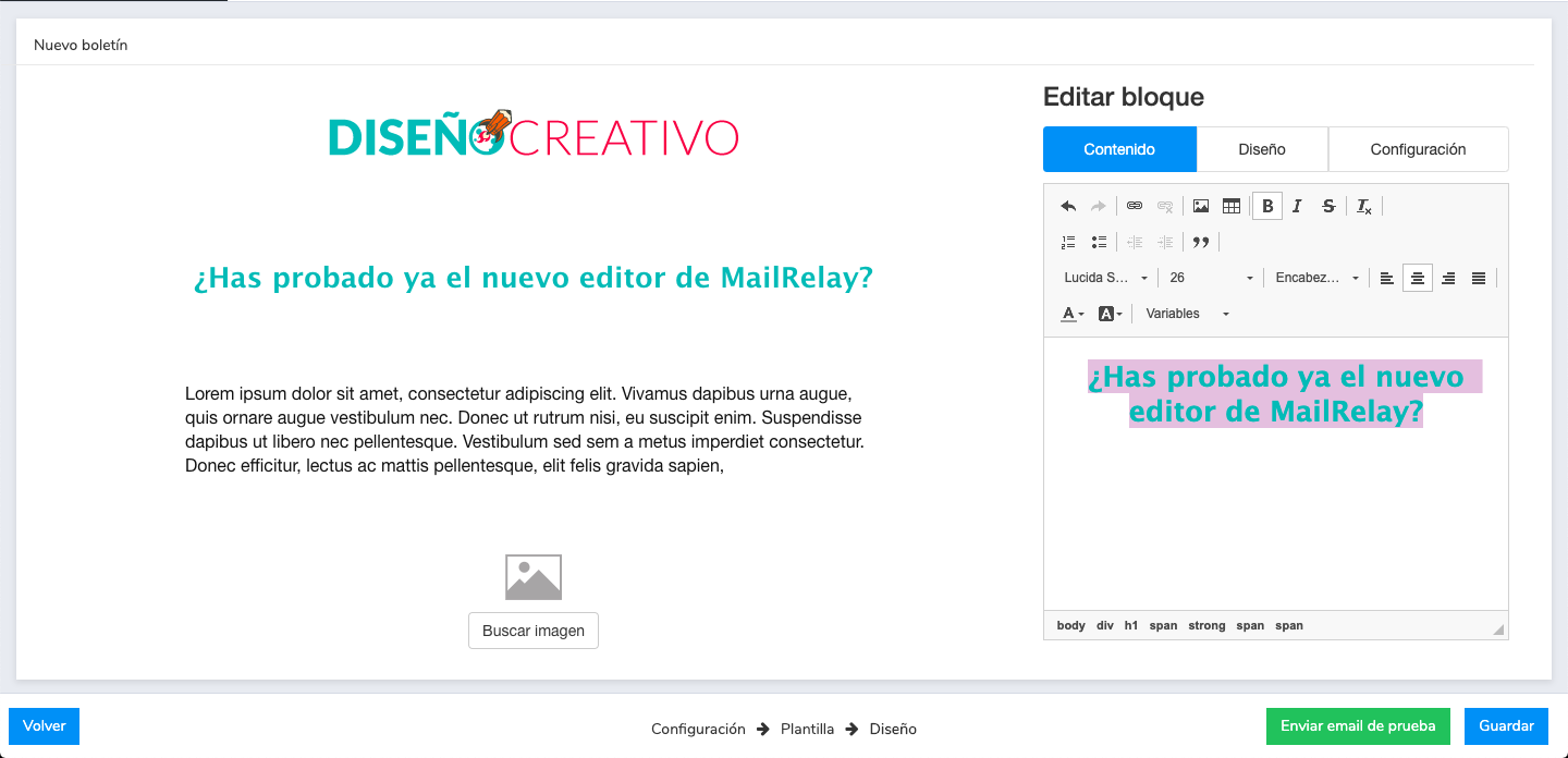 editor de newsletter gratis