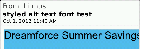 Text ALT cu stil în BlackBerry Styled ALT text in BlackBerry