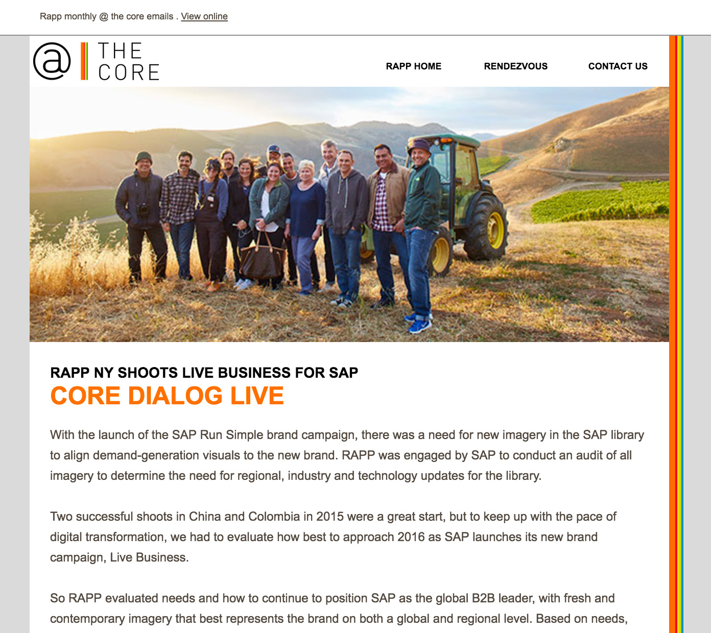 Courriels accessibles en action