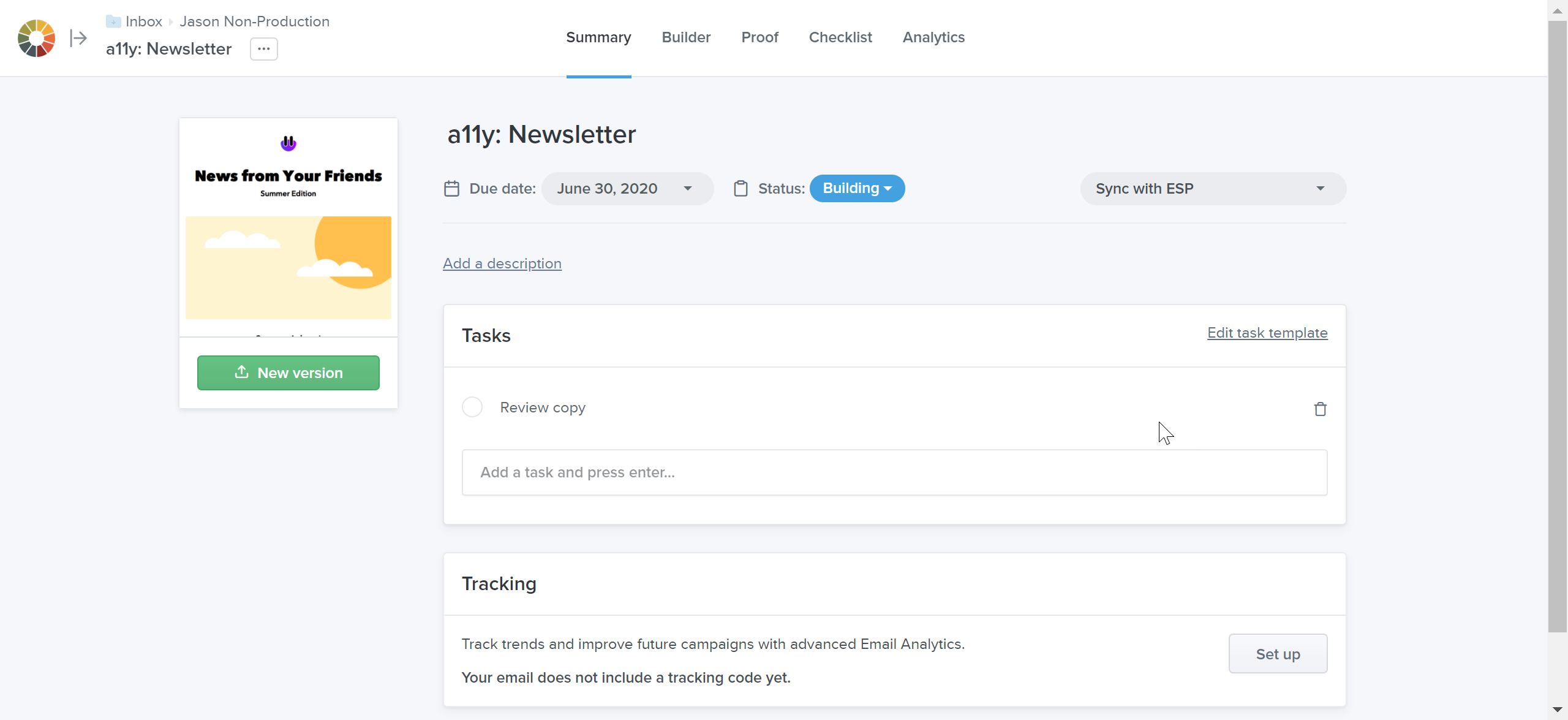 リトマスでのキャンペーンの概要。