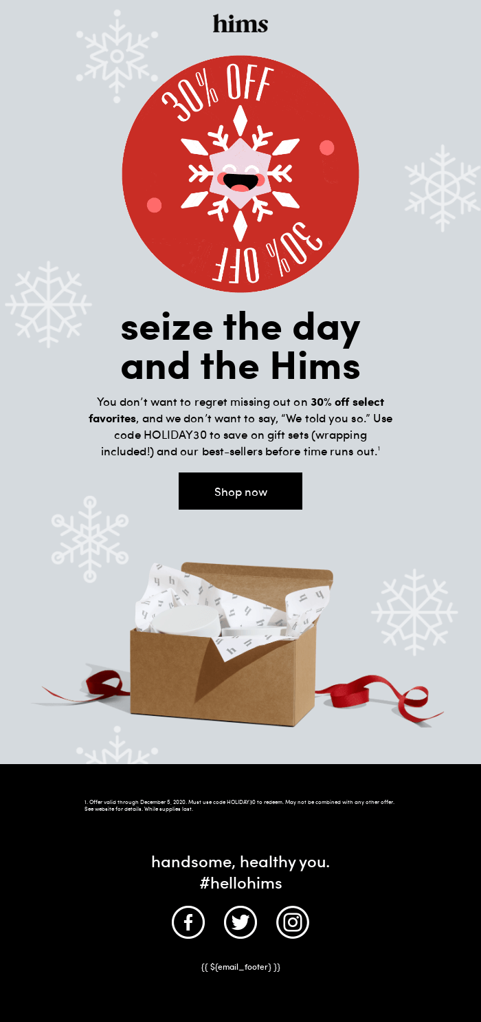 彼からのBFCMメール