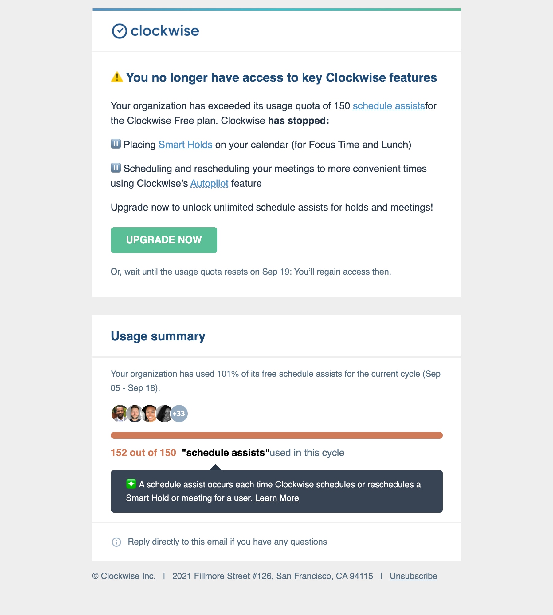 e-mail zgodnie z ruchem wskazówek zegara