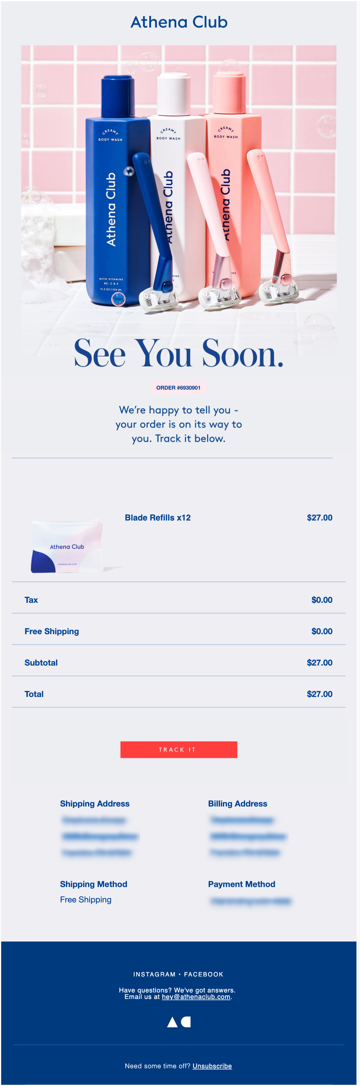 Spedizione di rifornimento Athena Club