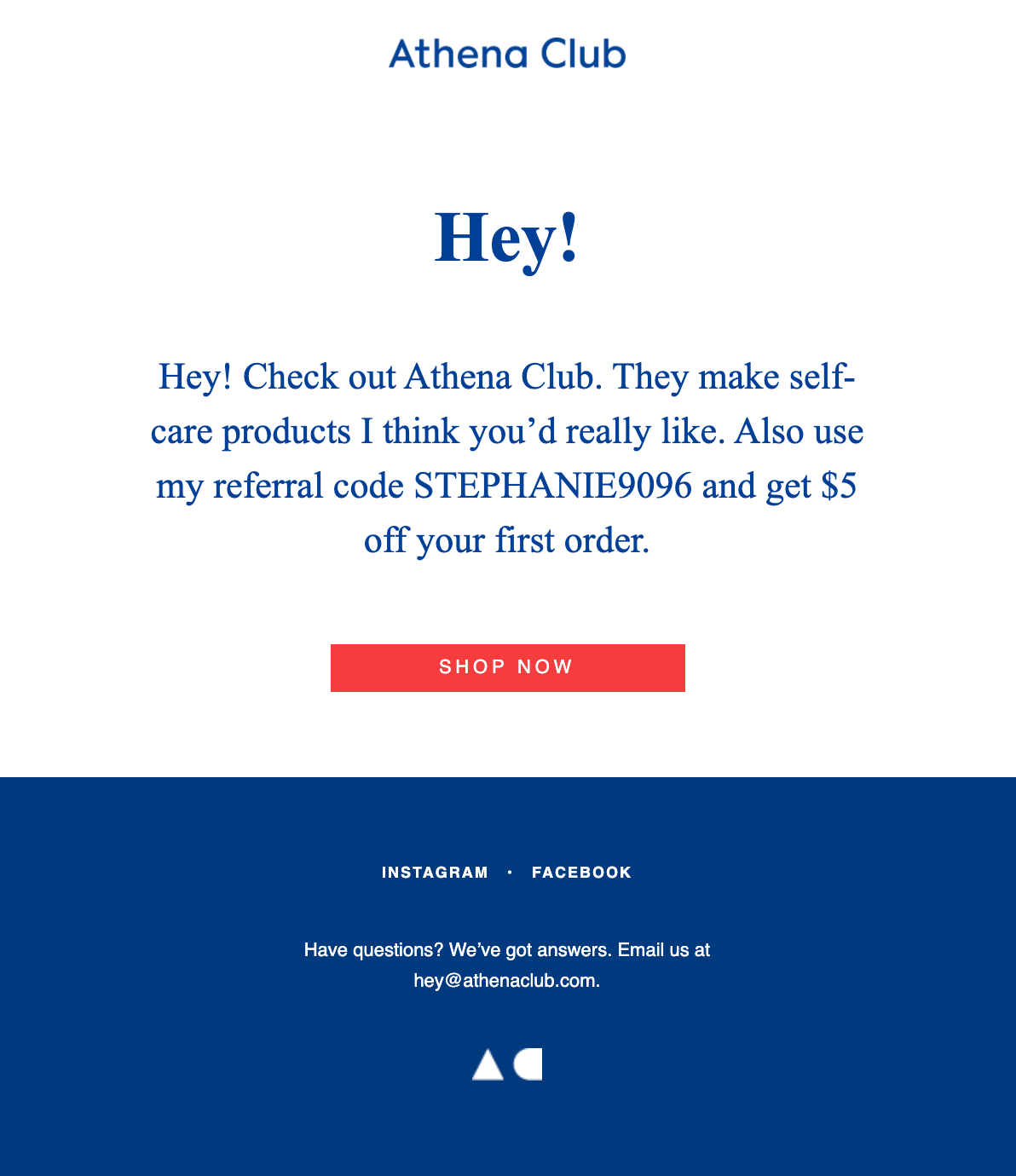 Referral Athena Club