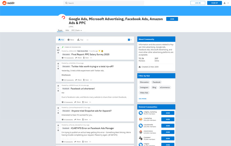 Reddit ppc forum