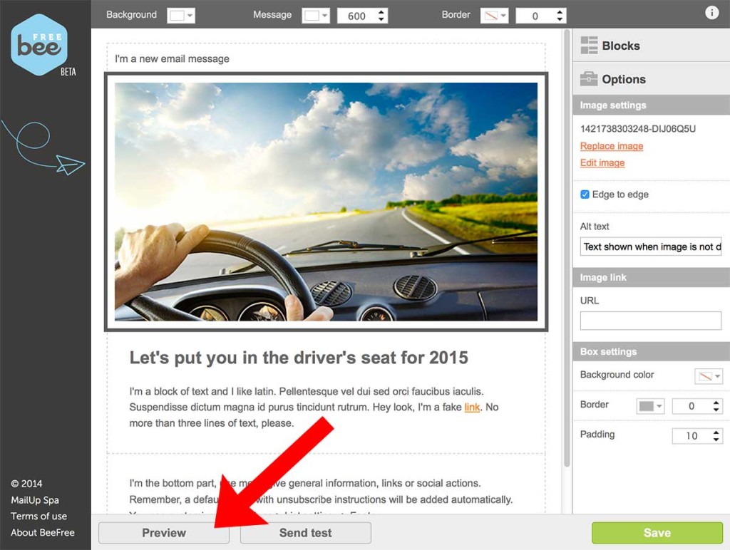 كيفية استخدام أداة المعاينة