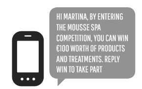 Die SMS zum Start von Gewinnspielen