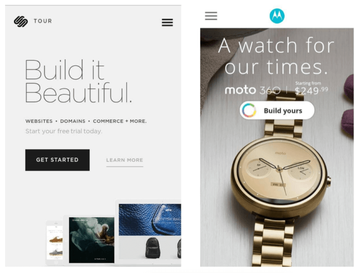 複製移動登陸頁面