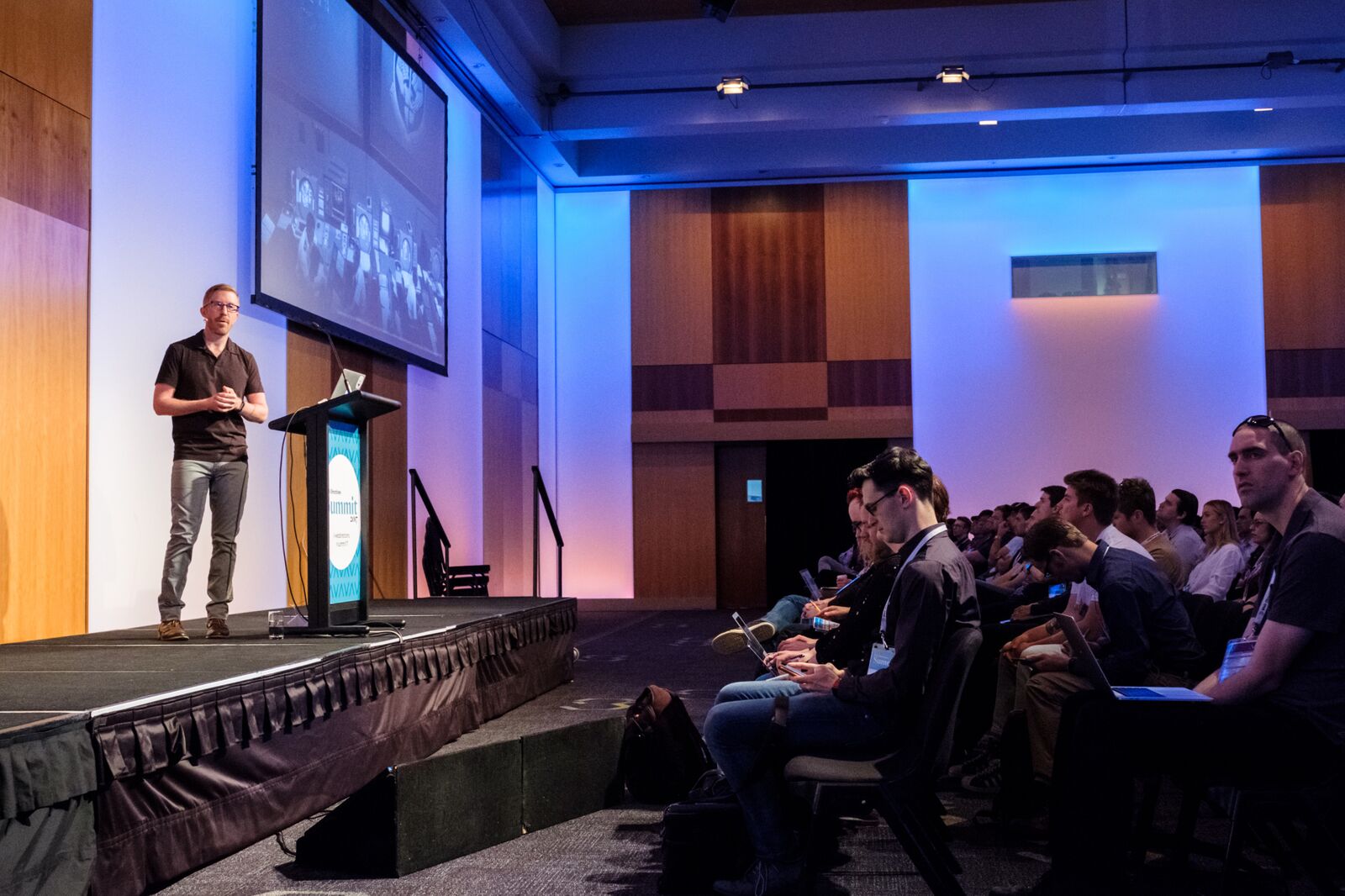 Chris Messina sur scène