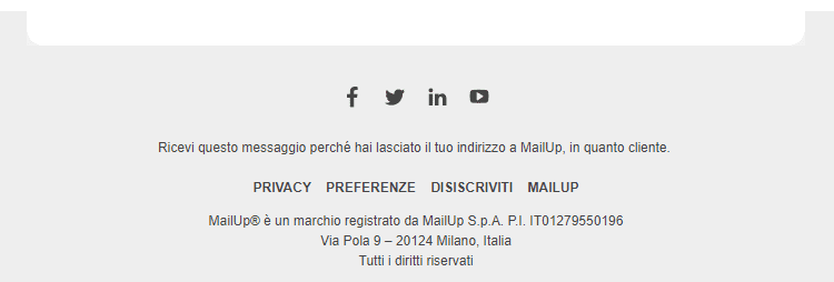 anatomia di un piè di pagina completo