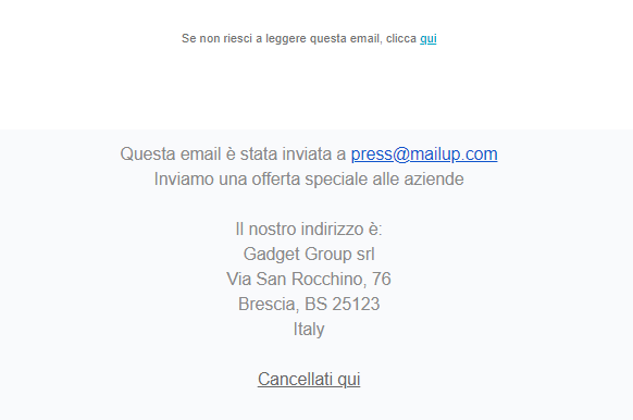 nessuna e-mail con testo alternativo