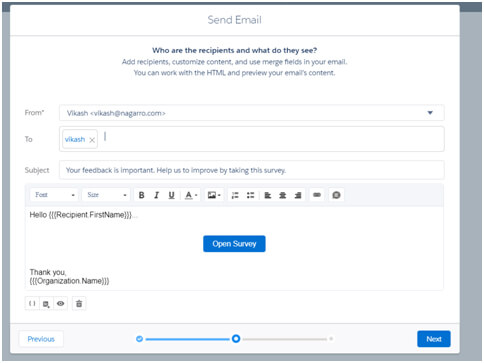 Partager des sondages