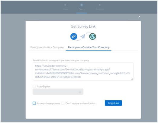 Partager des sondages