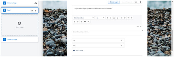 Ajouter le texte de la question