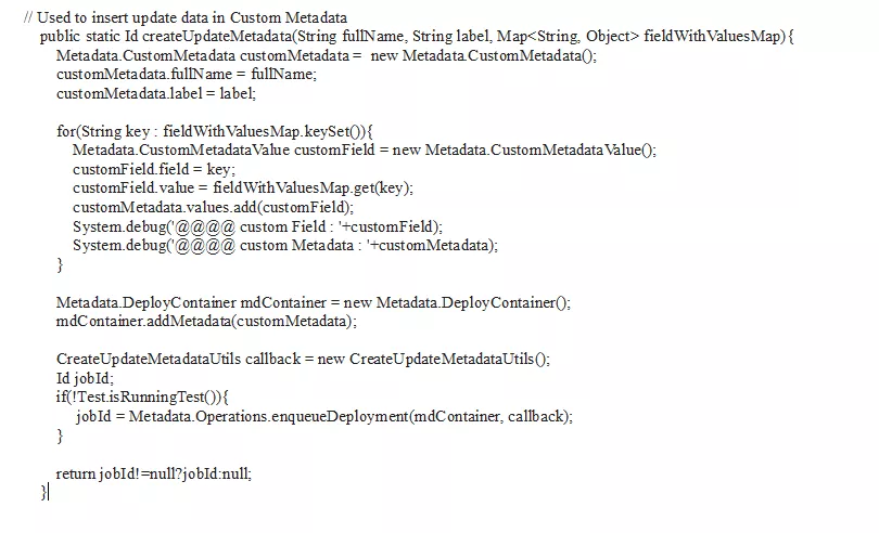 Özel Meta Verilerin Özel Güncellenmesi