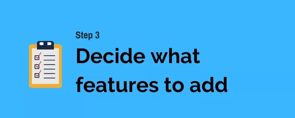 3 حدد الميزات المراد إضافتها