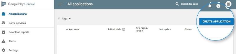 創建您的應用程序